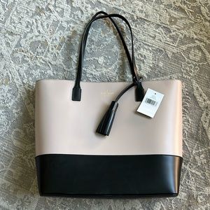 NEW LEATHER TOTE - KATE SPADE - Wright Place Karla Leather Tote
